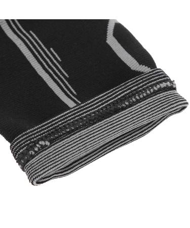 ZJchao Compression Elbow Support Sleeve for Running - Antiskid Warmth & Muscle Swelling Relief (Black/Gray - Buy Online on GoSupps.com