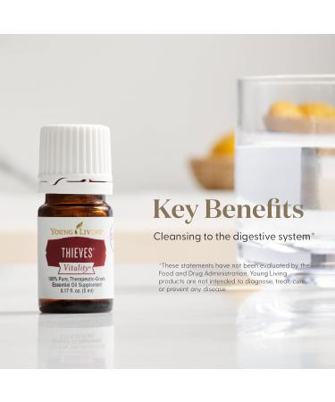 Vitality Thieves Essential Oil 5ml - Young Living | Premium 100% Pure Clove Lemon & Cinnamon Blend for Immunity & Wellness - Buy Online on GoSupps.com