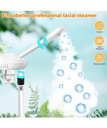Vapeur facial professionnel sur roues d froisseur facial nano pour le visage pour spa salon et utilisation la maison - Buy Online on GoSupps.com