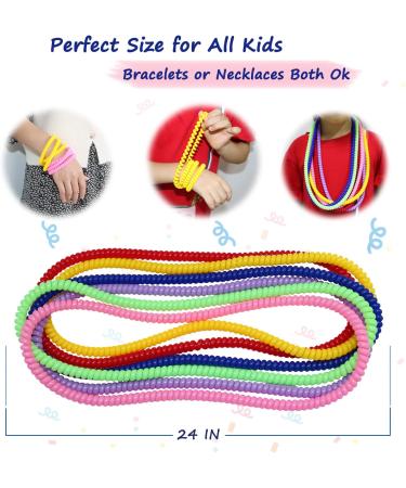 Sensory Chew Necklace 6 Pack for Boys and Girls | Chewing Necklaces for Kids with Autism ADHD SPD | Oral Motor Aids Reduce Fidgeting | Chew Toys for Kids Chewer - Buy Online on GoSupps.com