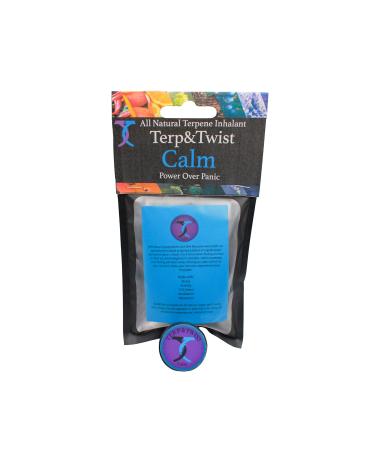 Terp&Twist Terpene Inhalants - Calm - Entourage Inhalers - Single - Mood Support - Cabin Fever Relief and Seasonal Mood Booster - Made in U.S.A.