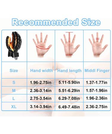 Rehabilitation Robot Gloves Finger Hand Function Rehabilitation Trainer for Cerebral Palsy Arthritis Stroke Hemiplegia Patient(Size:L Color:Right Hand) Large Right Hand - Buy Online on GoSupps.com