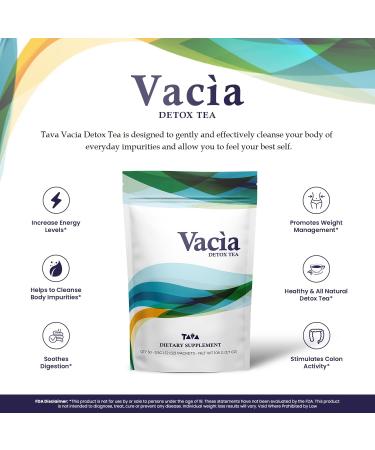 Tava Vacia Detox Tea - 30 Packets, 3.5g per Serving - Dietary Supplement - Buy Online on GoSupps.com