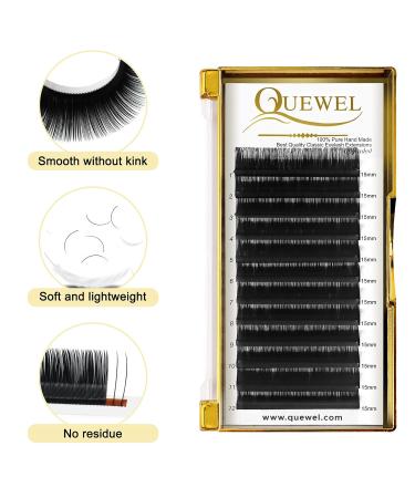 Classic Eyelash Extensions 0.03 D 15mm - C/D Curl Single & Mixed Lengths by QUEWEL - International Shipping Available - Buy Online on GoSupps.com