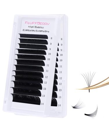 Easy Fan Lashes Eyelash Extensions 0.03 0.05 0.07 Rapid Blooming C D DD Curl Volume Lash 8-20mm Length