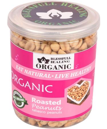 Blessfull Healing Organic Natural Vegan Tabasco Roasted Peanuts Crunchy Healthy Snacks 300 Gram - Buy Online on GoSupps.com