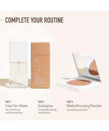 Nuda SolarGlow Zinc Oxide Sunscreen Serum | Daily SPF 30 Broad-Spectrum Mineral Face Sunscreen for Women | with Squalane & Vitamin E Non Comedogenic for Sensitive Skin | Reef Friendly (50 mL) - Buy Online on GoSupps.com