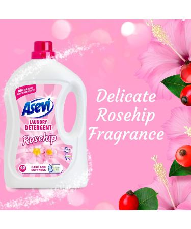 Asevi Laundry Detergent 2376ML - Rosehip Scent, 44 Washes | Buy Now - Buy Online on GoSupps.com