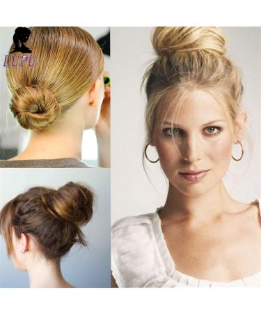 Bun Hair Piece Straight Drawstring Ponytail HairPieces for Women Girls Synthetic Chignon Hair Bun Clip In Hair Extensions Hairpieces with Drawstring Hair Pieces for Women (Color : 101) - Buy Online on GoSupps.com