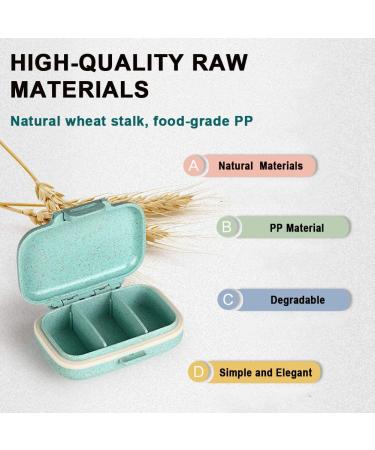 Pill Case with 3 Removable Compartments, BPA-Free Day Organizer for Vitamins and Medicine - Travel-Friendly Design - Buy Online on GoSupps.com