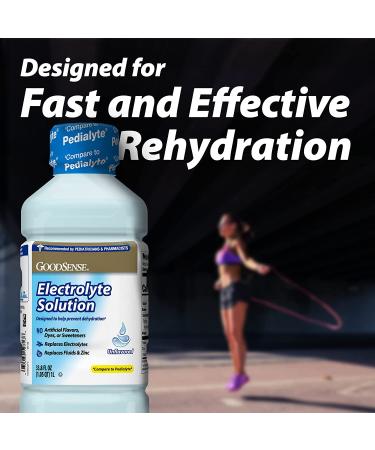 GoodSense Unflavored Electrolyte Solution 33.8oz - Pack of 6 - Buy Online on GoSupps.com