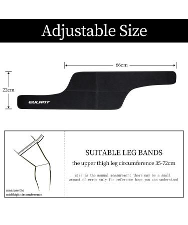 Hamstring Compression Sleeve with Thigh & Hip Support for Pain Relief & Recovery - Anti-Slip Silicone Strips - Unisex - Buy Online on GoSupps.com