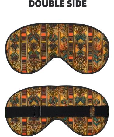 Buy SSIMOO Native American Print Ultra-Soft Light-Blocking Eye Mask | Optimal Comfort for Restful Sleep | International Shipping Available - Buy Online on GoSupps.com