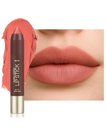 Erinde Erinde Matte Lipstick Pencil lip contour pencil with a creamy velvet texture long-lasting and smudge-proof doesn't dry out lips ideal for on-the-go #02