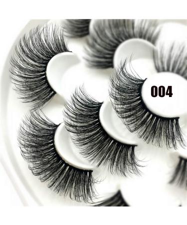 8D Nerz False Eyelashes - 7 Pairs 25mm Dramatic Wispies | Handmade Fluffy Eye Extension Tool - Shop Internationally! - Buy Online on GoSupps.com