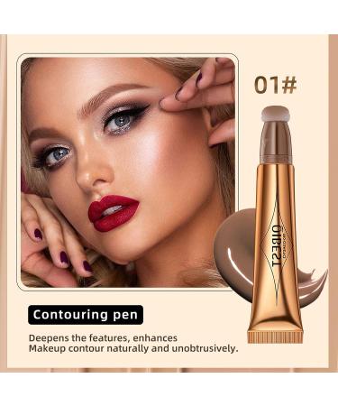MEICOLY Grey Liquid Contour Beauty Wand Bronzer Stick | Cream Contour for Women | Long Lasting & Moisturizing | Cruelty-Free 01 Contour Stick - Buy Online on GoSupps.com