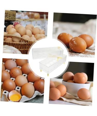CORHAD Egg Preservation Tray Box Eggs Egg Holder for Fridge Plastic Serving Trays Refrigerator Egg Rack Dog Crisper re-usable - Buy Online on GoSupps.com