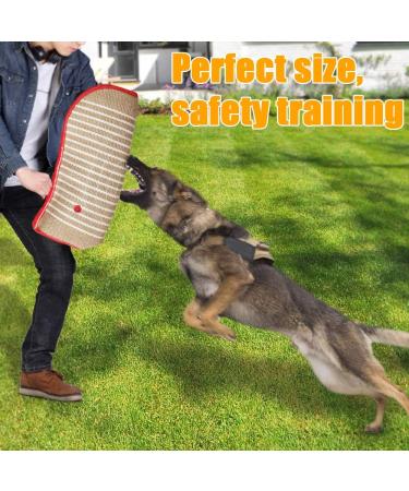 Dog Bite Training Set - Dog Bite Sleeve Dog Bite Pillow Tug Toy Dog Training Stick - Professional Training Equipment for Training Biting Interactive Fetch K9 Puppy (Transverse Stripe) Striped - Buy Online on GoSupps.com