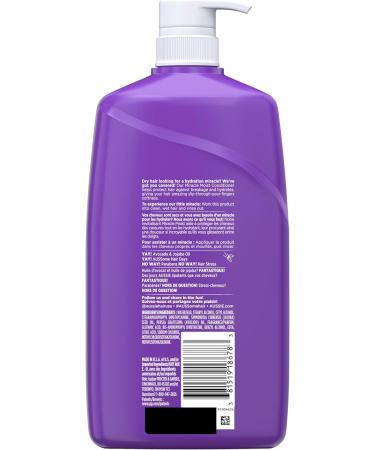 Aussie Miracle Moist with Avocado & Jojoba Oil Paraben Free Conditioner Pack of 4 3.112 L Total (778 mL Each) - Buy Online on GoSupps.com