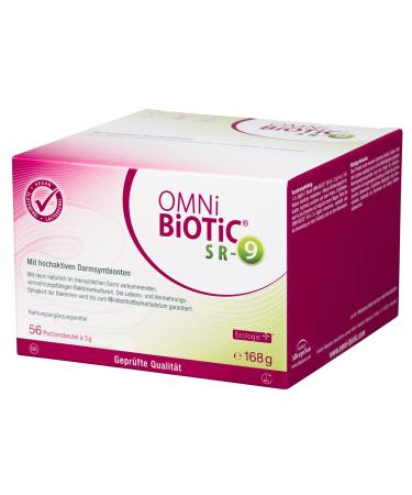 Omni Biotic SR-9 |56 portions (168g) |9 bacterial strains |15 billion germs per daily dose |Powder |Vegan |Gluten -free |Lactose -free |56 portions (1 Pack) for daily use) - Buy Online on GoSupps.com