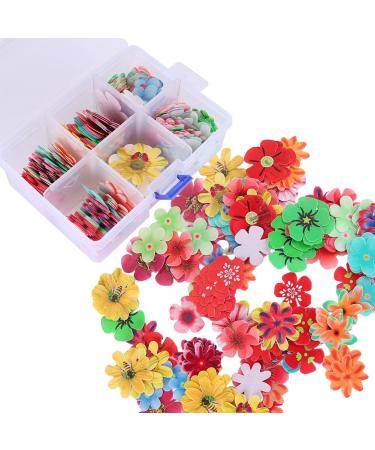 360pcs edible flowers cake topper flower cupcake topper flower decoration cake wafer paper floral cake decor edible flower cupcake topper for wedding birthday baby shower party accessories 360pcs-a