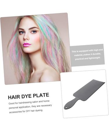 MAGICLULU 1pc Hair Tint Plate Highlights Paddle Hair Bleach Plate Salon Dye Tool Salon Color Applicator Hair Tinting Board Professional Styling Tools Perm Dyeing Balance Paddle - Buy Online on GoSupps.com