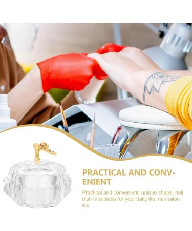 Beaupretty tools nail dish bowl nail cups acrylic nail dappen dish manicure nail cup manicure nail dish nail powder holder nail liquid holder nail dish cup Glass saucer cup Metal - Buy Online on GoSupps.com