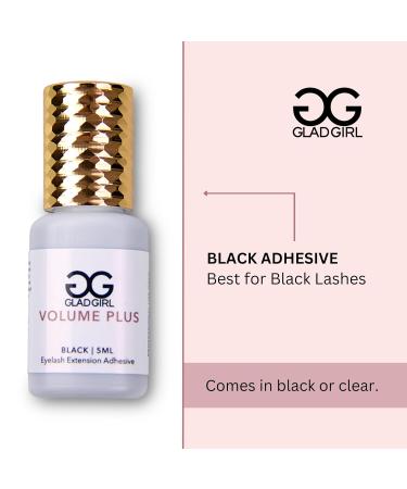 Buy GladGirl False Eyelash Extension Glue - Volume Plus 5ml | Fast Drying Ultra Black Maximum Bond for Professional Results - Buy Online on GoSupps.com