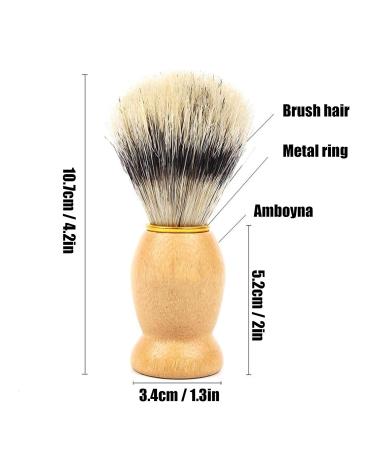 2pcs Set Stainless Steel Shaving Bowl & Brush Kit | Men's Facial Care Tool for Barber Shops | International Shipping Available - Buy Online on GoSupps.com