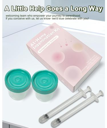 Insemination Kit for Women | Home Use Natural Conception Aid | Fertility Support & Comfort | Minimal Waste Black - Buy Online on GoSupps.com