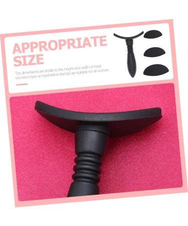 Baluue 2 Sets Eye Shadow Stamp Makeup Convenient Tool Make up Women Eyeshadow Stamp Makeup Tools 6.5x5cmx2pcs Blackx2pcs - Buy Online on GoSupps.com