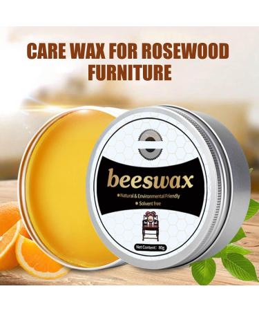 5 Pcs Wood Seasoning Beeswax Wood Polish Wood Seasoning Beeswax - Beeswax Polish for Wood & Furniture Beewax for Wood Cleaner and Furniture Beautify & Protect 80g Shuying - Buy Online on GoSupps.com