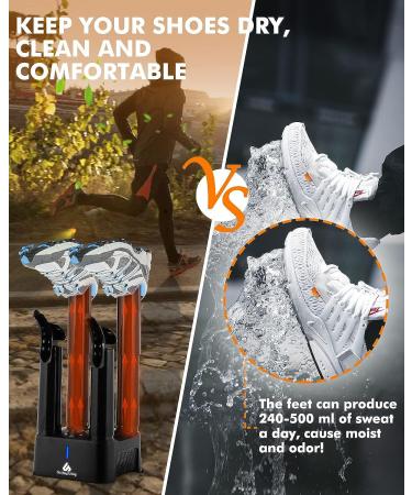 Sunday Living Boot Dryer with 4 Detachable Tubes | Efficient Heat Blower & Timer | Glove Dryer & Low Noise | Quick Drying - Buy Online on GoSupps.com