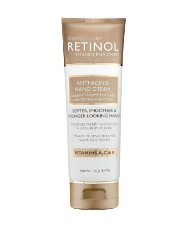 Retinol Anti-Aging Hand Cream   The Original Retinol Brand For Younger Looking Hands  Rich  Velvety Hand Cream Conditions & Protects Skin  Nails & Cuticles   Vitamin A Minimizes Age s Effect on Skin