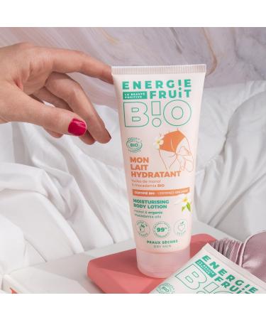Buy ENERGY FRUIT Moisturizing Body Milk | Organic Monoi & Macadamia Oil | Vegan | 200ml | Ecocert Certified | International Shipping - Buy Online on GoSupps.com