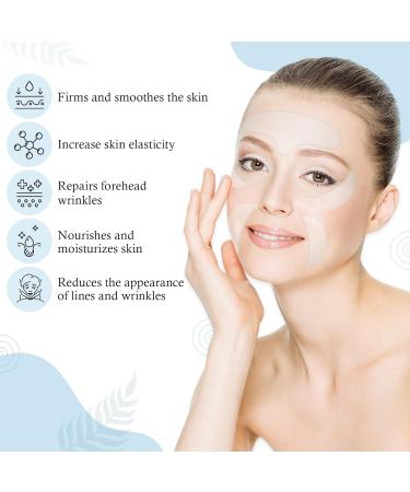 Forehead Wrinkle Patches 5Pc Silicone Reusable Anti-Aging Facial Treatment for Women | Smooth Forehead Eye & Mouth Wrinkles - Buy Online on GoSupps.com