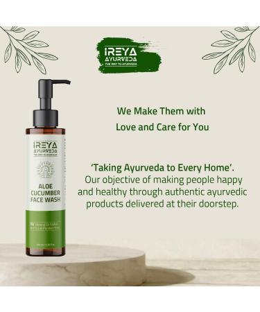 Aloe Vera Cucumber Face Wash 100ml | Vegan Cruelty-Free Cleanser for Men & Women - Buy Online on GoSupps.com