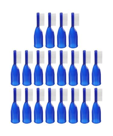 Minkissy 20 pieces of prison toothbrush tiny toothbrush mouth cleaning brush toothbrush with a short handle soft toothbrush toothbrush with thumbprint handle