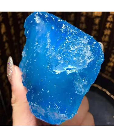1pcs Beautiful Natural sea Sapphire raw Stone Natural Aquamarine Crystal Reiki 200-210g Stone Mineral Specimen (Size : 100-110g) - Buy Online on GoSupps.com