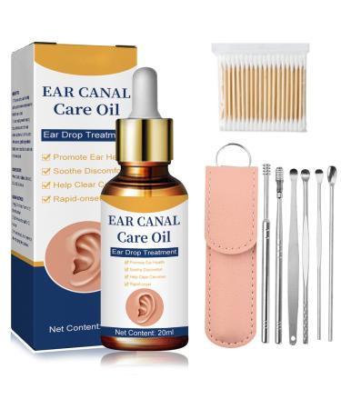 TYGHBN Gfouk Cochlear Care Oil German Cochlear Care Oil Ear Ringing Relief Drops Ear Wax Removal Kit Ear Care Ear Oil (1pcs)