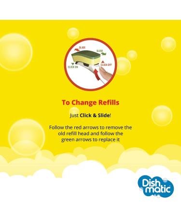 Dishmatic Spare Heads Green HD 3pk - White - One Size - Buy Online on GoSupps.com