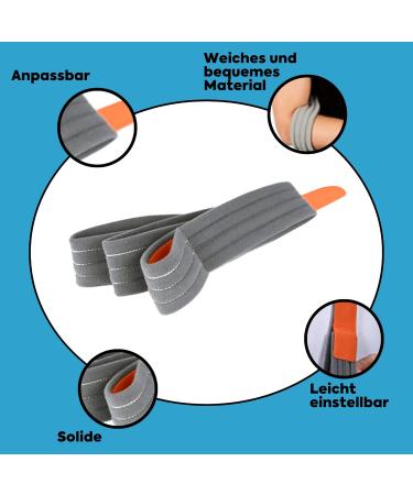 Matchu Sports Mitella Universal - Adjustable Arm Sling for Pain Relief | Unisex 170cm | Physiotherapist Approved for Breaks & Bruises | Gray - Buy Online on GoSupps.com