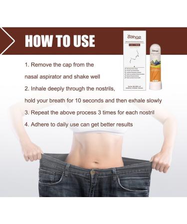 Aromatherapy Nasal Inhaler for Weight Loss & Body Shaping - Lymphatic Detox & Edema Elimination - Skin Tightening & Body Sculpting - Buy Online on GoSupps.com