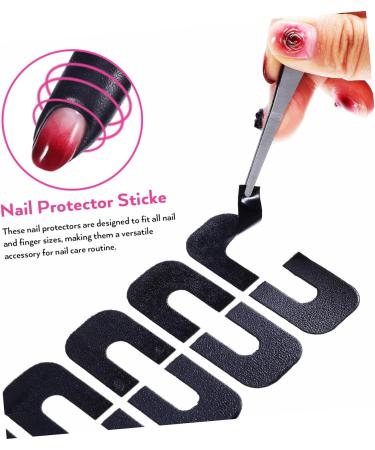 minkissy Nail Polish Protector 400 Sheets tearable Nail Protector Stickers Nail Protective Agent Adhesive Tape Manicure Care Nail Tape Sticker Patch Safety mask Silica Gel 3.00X2.50X0.10CMx4pcs As Shownx4pcs - Buy Online on GoSupps.com