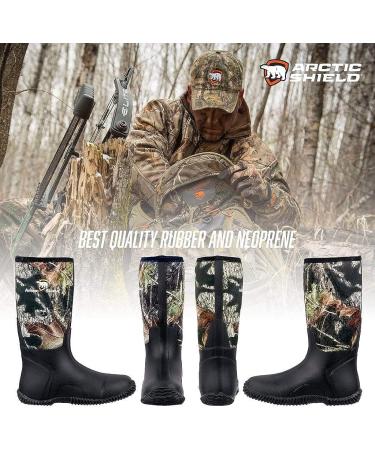ArcticShield Waterproof Neoprene Outdoor Boots - Size 10 Camouflage - Buy Online on GoSupps.com