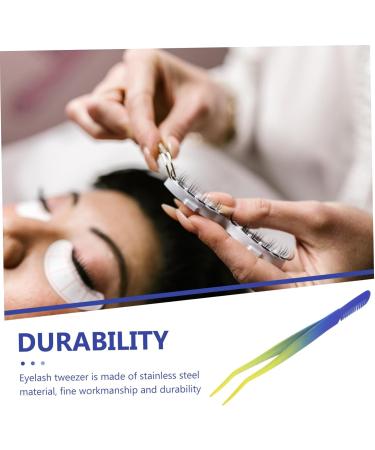 Minkissy 2 in 1 Eyebrow Tweezer & Eyelash Clip Tool - Pink Scissors for Eyebrow Grooming & False Lashes - Precision Steel Hair Puller - Buy Online on GoSupps.com