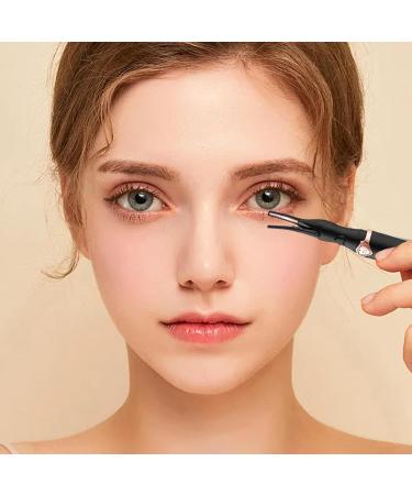 Heated Eyelash Curler with Comb Rechargeable Heated Eye Lash Curler Electric Eye Lash Curlers for Lashes Lash Lift Tool for Travel Performance Trips Black - Buy Online on GoSupps.com