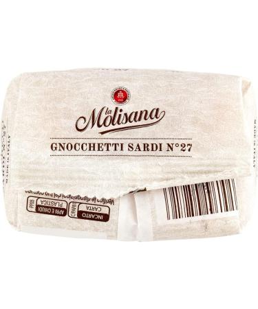 24 x La Molisana Gnocchetti Sardi N.27 Pasta Lenta Lavorazione Pasta Made of Hard Wheat Molina Bronze Drawing 500 g + 2 x Italian Gourmet Polpa - Buy Online on GoSupps.com