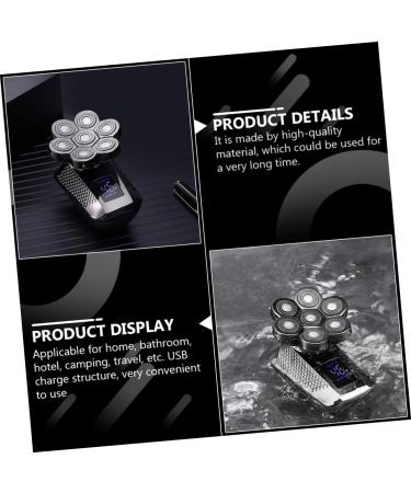 FOMIYES Waterproof Electric Shaver & Beard Trimmer Set - 7 Head Personal Care with Digital Display | International Shipping Available - Buy Online on GoSupps.com