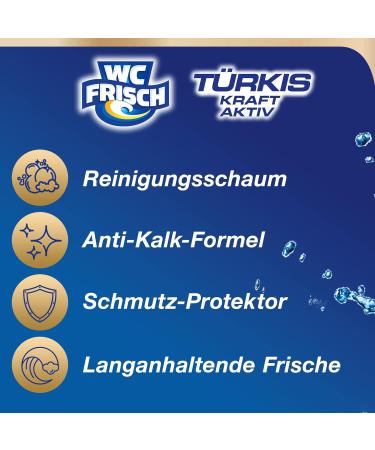 Toilet-Fresh Power Active Turquoise Maker - 10 Pack | Intensive Toilet Cleaner & Fragrance Stones for Freshness - Buy Online on GoSupps.com